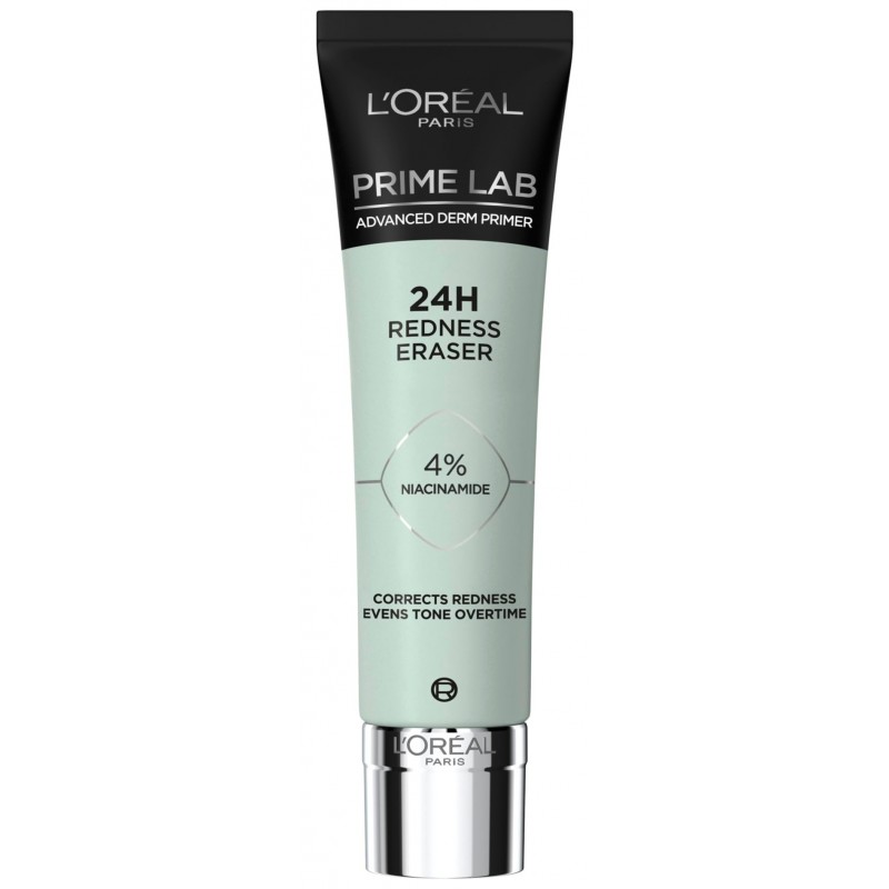 BASE ANTI-ROUGEURS PRIME LAB 24H REDNESS ERASER L'OREAL