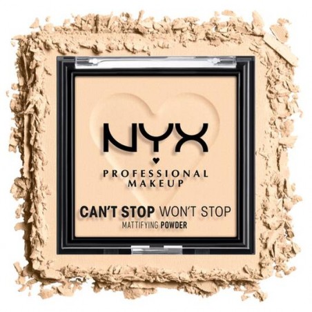 POUDRE MATIFIANTE CAN'T STOP WON'T STOP NYX PROFESSIONAL MAKE UP