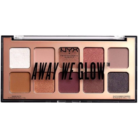 PALETTE FARDS À PAUPIÈRES AWAY WE GLOW NYX PROFESSIONAL MAKEUP